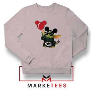 The Child Mickey Balloons Sport Grey Sweatshirt