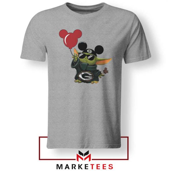 The Child Mickey Mouse Balloons Grey Tshirt