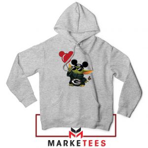 The Child Mickey Mouse Balloons Sport Grey Hoodie