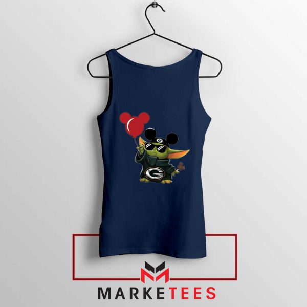 The Child Mickey Mouse Balloons Navy Tank Top