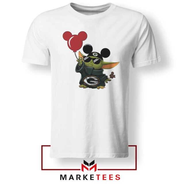 The Child Holding Mickey Mouse Balloons Graphic Tee