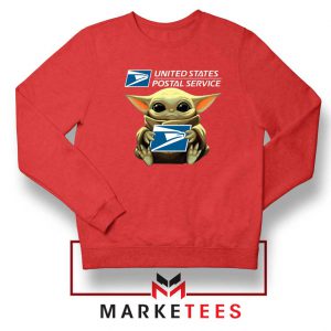 The Child US Postal Service Red Sweatshirt