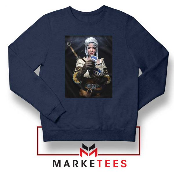 The Witcher Cirilla Navy Sweatshirt