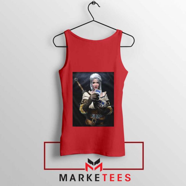The Witcher Cirilla Red Tank Top