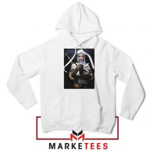 The Witcher Cirilla White Hoodie