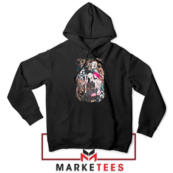 The Witcher Graphic Black Hoodie