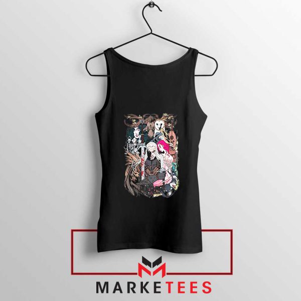 The Witcher Graphic Black Tank Top