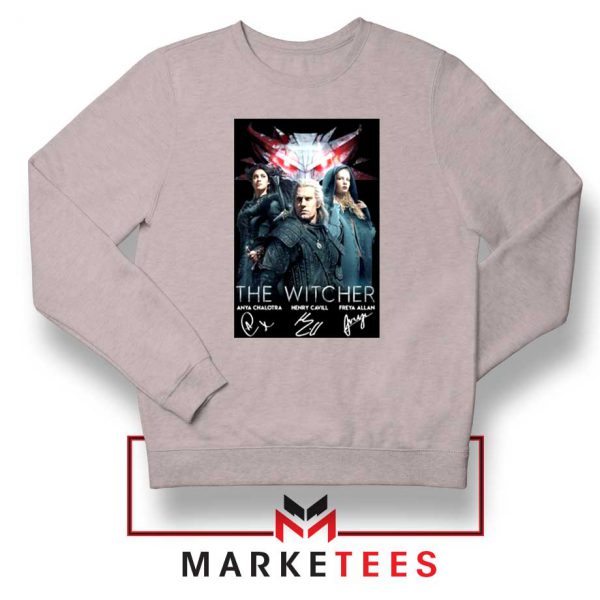 The Witcher Main Characters Grey Sweater