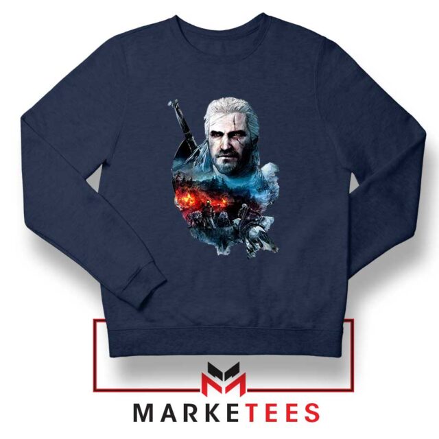 Witchero 3 Into The Fire Sweater Game TV Series S-2XL