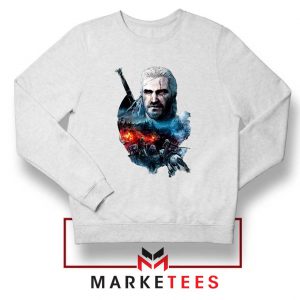 Witcher 3 Into The Fire White Sweater