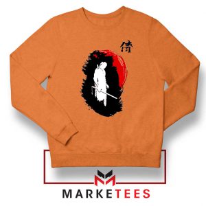 Witcher Art Design Orange Sweatshirt