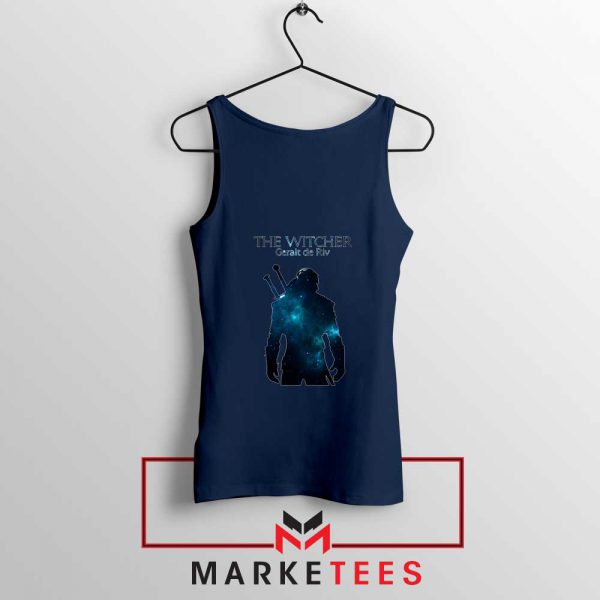 Witcher Geralt Navy Tank Top