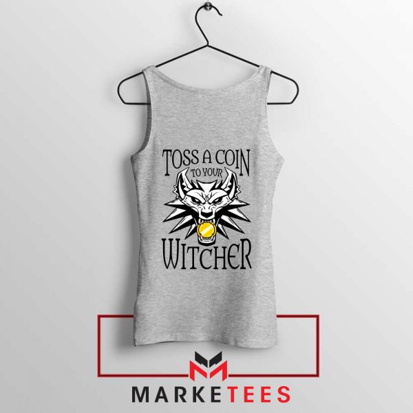 Witcher Logo Grey Tank Top