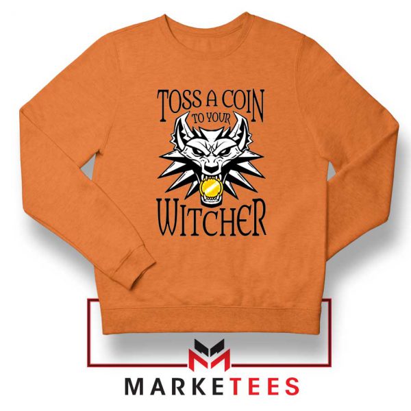 Witcher Logo Orange Sweater