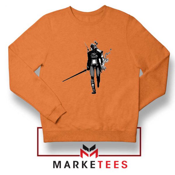 Witcher Of Rivia Orange Sweater