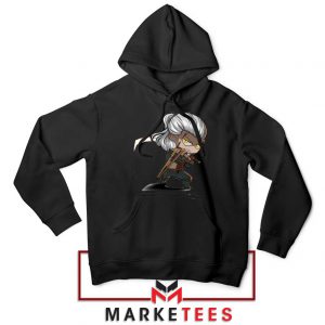 Witcher Rise of The White Wolf Black Hoodie