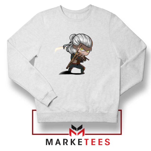 Witcher Rise of The White Wolf Sweater Video Game S-2XL