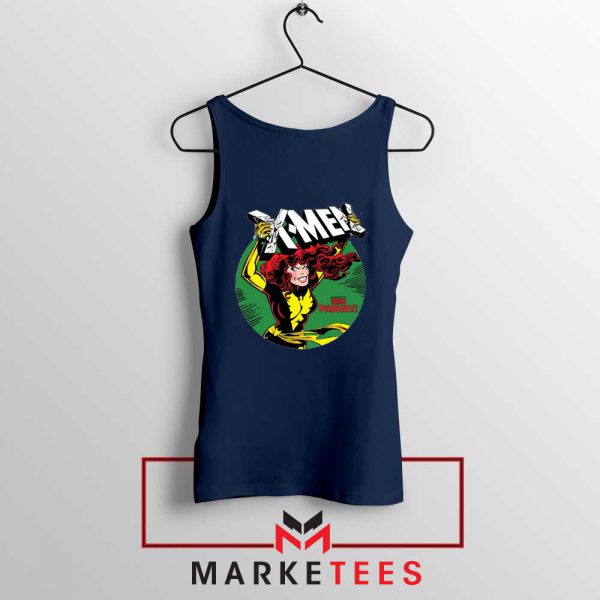 X Men Defeated Navy Tank Top