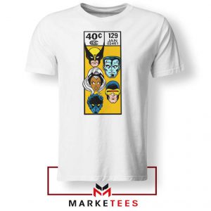 X Men Face Corner Box Tshirt