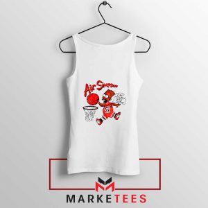 Air Bart Simpson White Tank Top