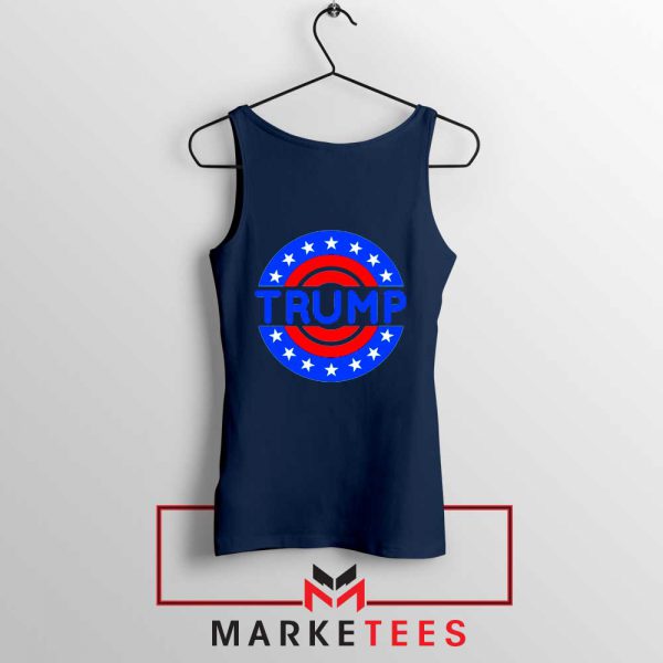 America Trump 2020 Navy Tank Top