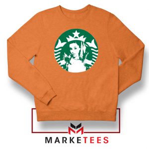 Ariana Grande Music Orange Sweater