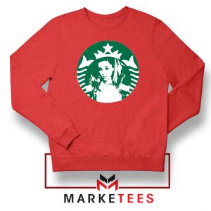 Ariana Grande Music Red Sweater