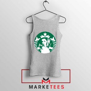 Ariana Grande Music Sport Grey Tank Top