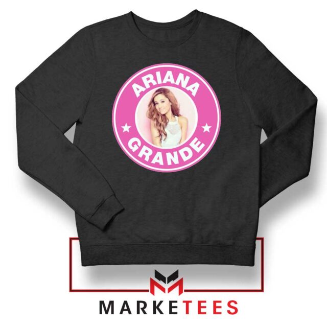 Ariana Grande Pink Starbucks Sweatshirt S-2XL
