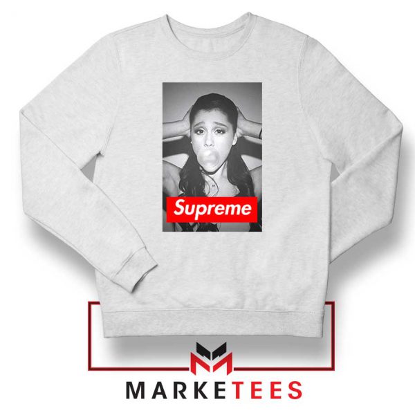Ariana Grande Supreme Parody Sweatshirt