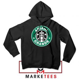 Ariana Starbucks Parody Black Hoodie