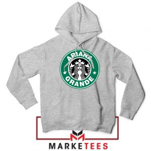 Ariana Starbucks Parody Sport Grey Hoodie