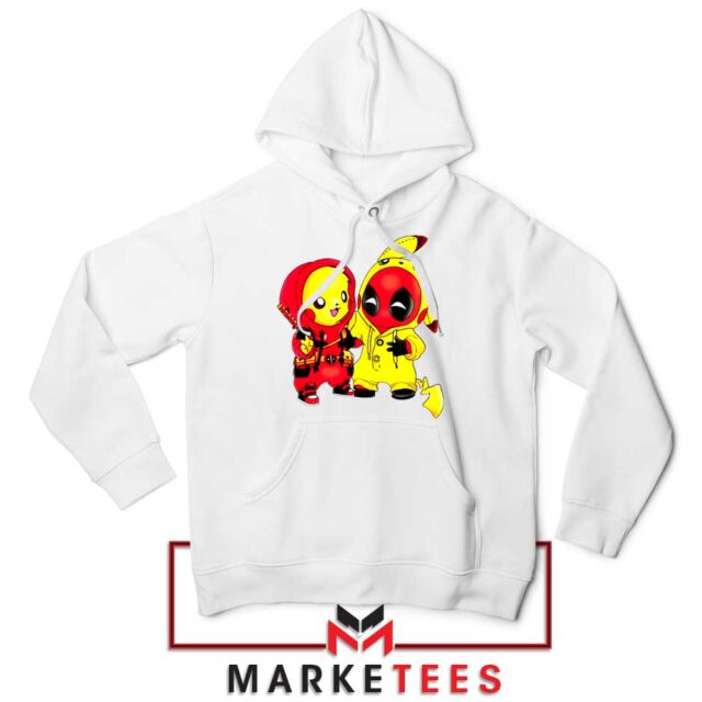Baby Pikachu And Deadpool Hoodie Funny Pokemon Hoodies