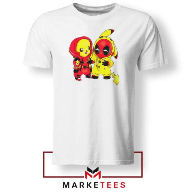 Baby Pikachu And Deadpool Tee Shirt Funny Pokemon Tshirts