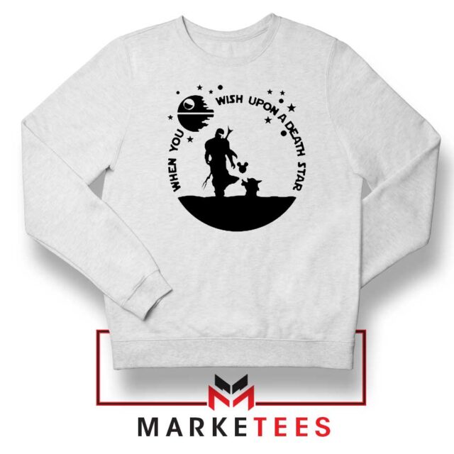 Baby Yoda and The Mandalorian Sweatshirt Star Wars S-2XL