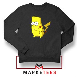 Bart Pikachu Black Sweater