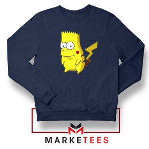 Bart Pikachu Navy Blue Sweater