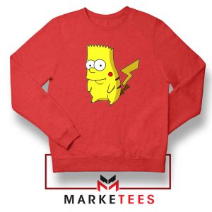 Bart Pikachu Red Sweater