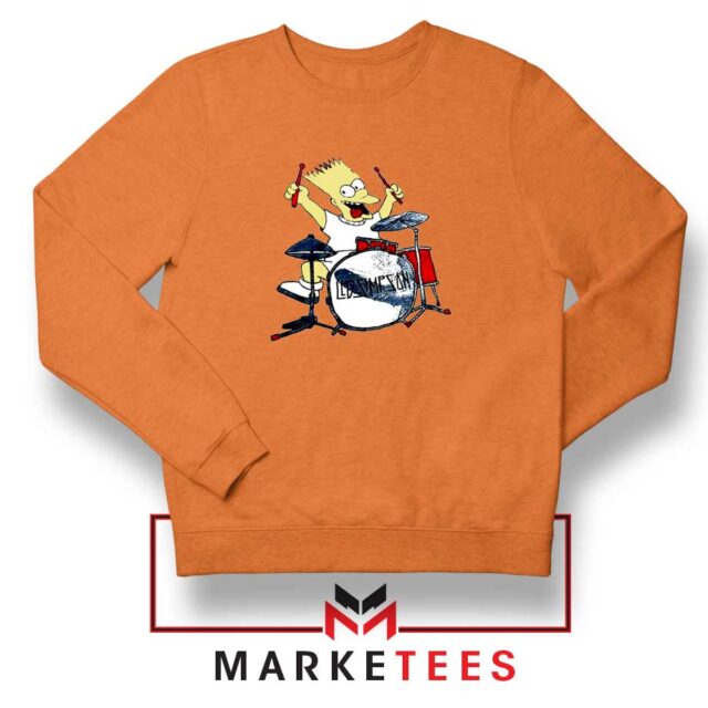 Earn More Bart Plays The Drums Sweatshirt S-2XL
