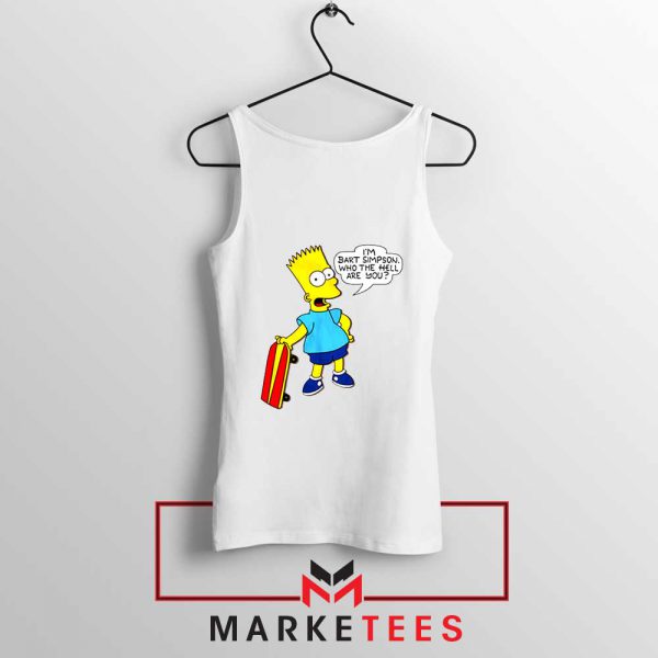 Bart Simpson Cartoon Tank Top