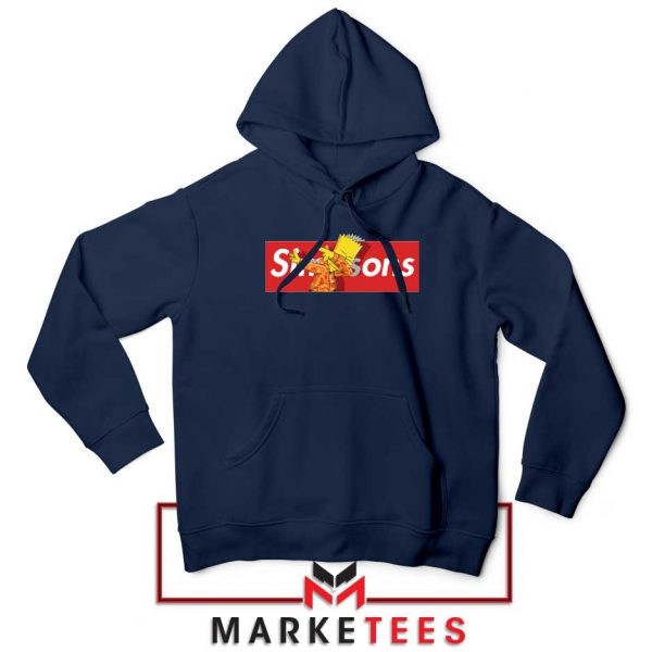 Bart Simpson Dub Supreme Navy Blue Hoodie