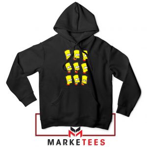 Bart Simpson Face Hoodie