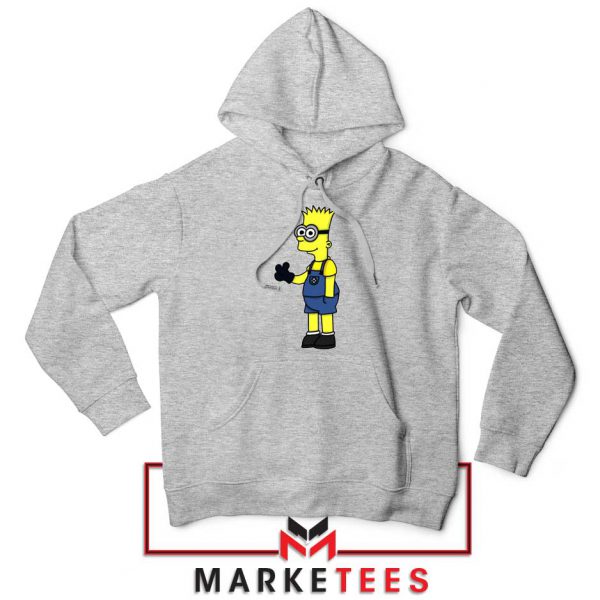 Bart Simpson Minion Sport Grey Hoodie