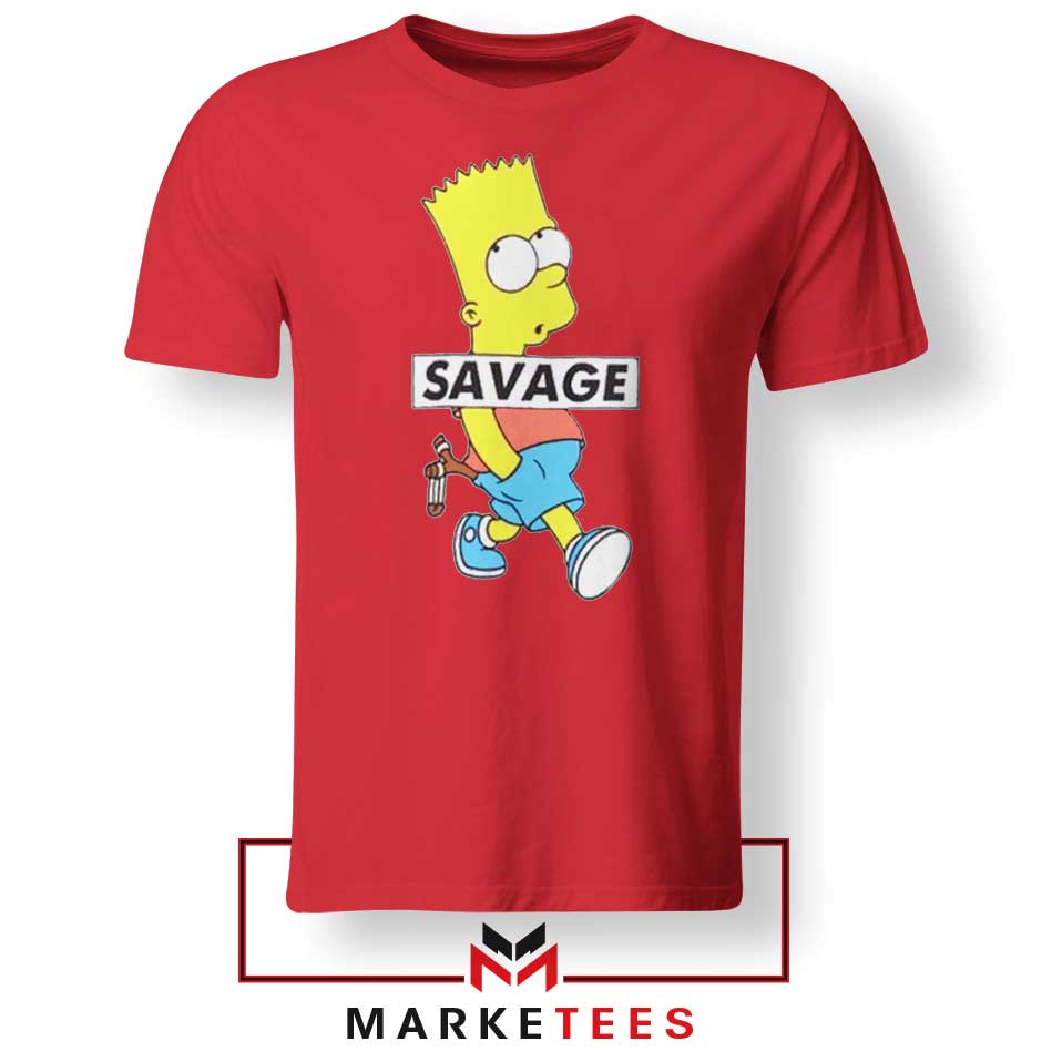 Funny Bart Simpson Supreme Shirt Mens Womens, Cheap Supreme T