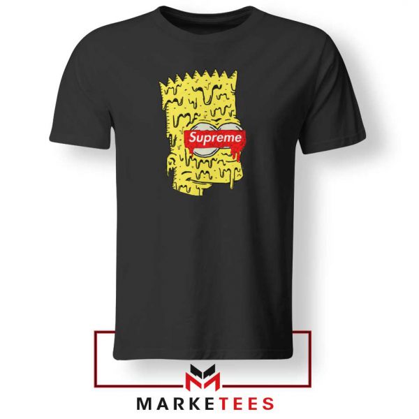 Bart Simpson Supreme Black Tee Shirt