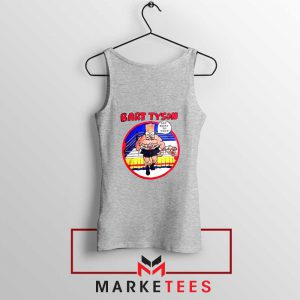 Bart Tyson Grey Tank Top The Simpsons