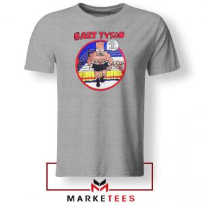Bart Tyson Grey Tshirt The Simpsons