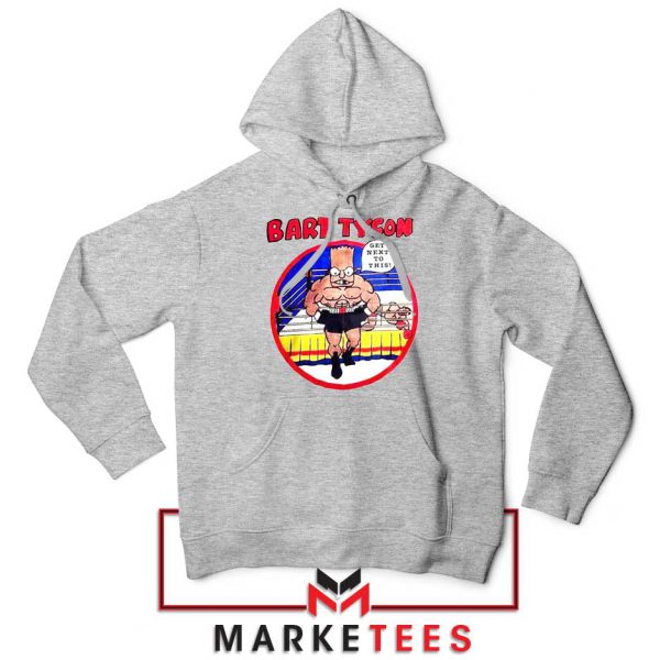 Bart Tyson Hoodie Grey The Simpsons