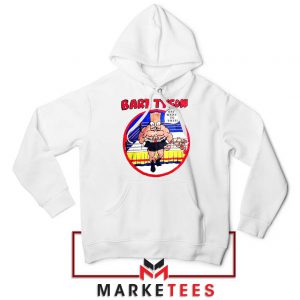 Bart Tyson Hoodie White The Simpsons