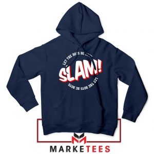 Basketball Quote Navy Blue Hoodie